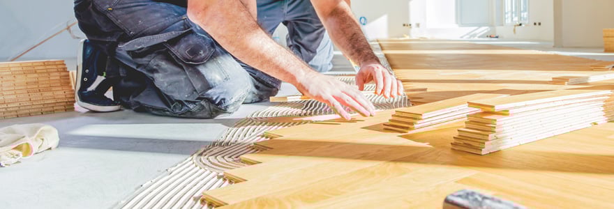 pose d'un parquet
